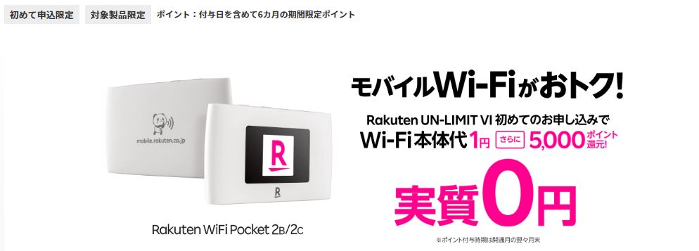 Rakuten WiFi Pocke top